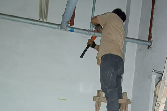 铺面店铺消防喷淋改动